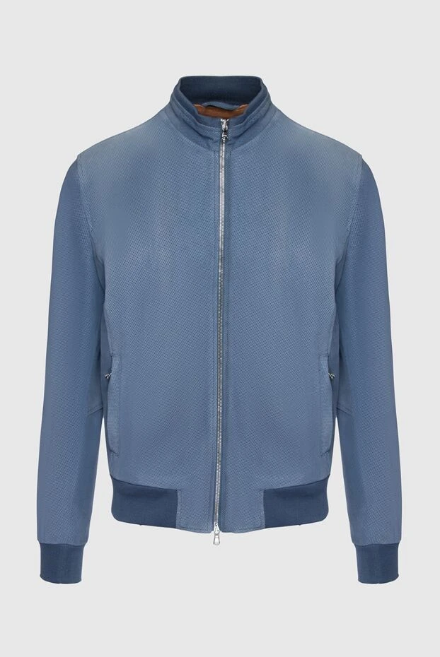 Barba Napoli man blue suede jacket for men buy with prices and photos 145094 - photo 1