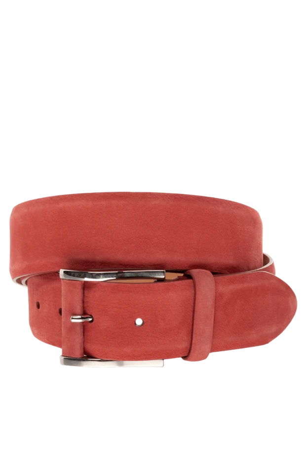 Cesare di Napoli pink leather belt for men 145143 - photo 1