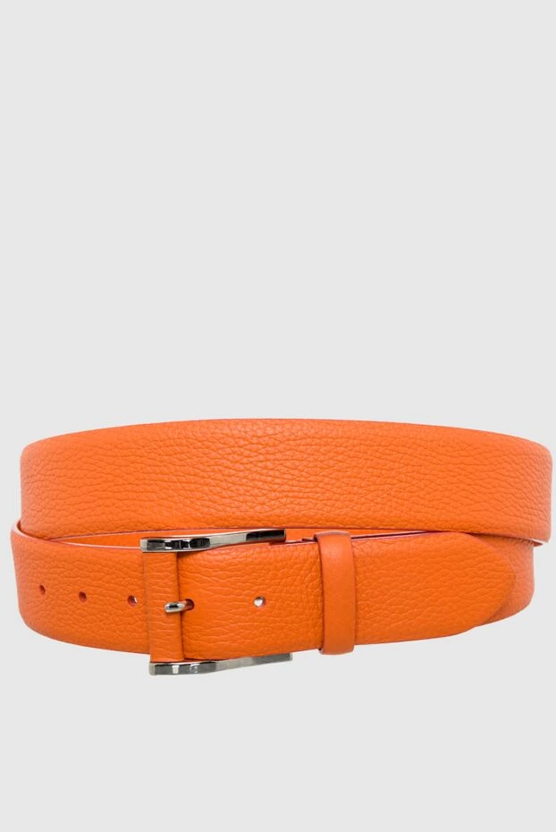 Cesare di Napoli man orange leather belt for men buy with prices and photos 145164 - photo 1