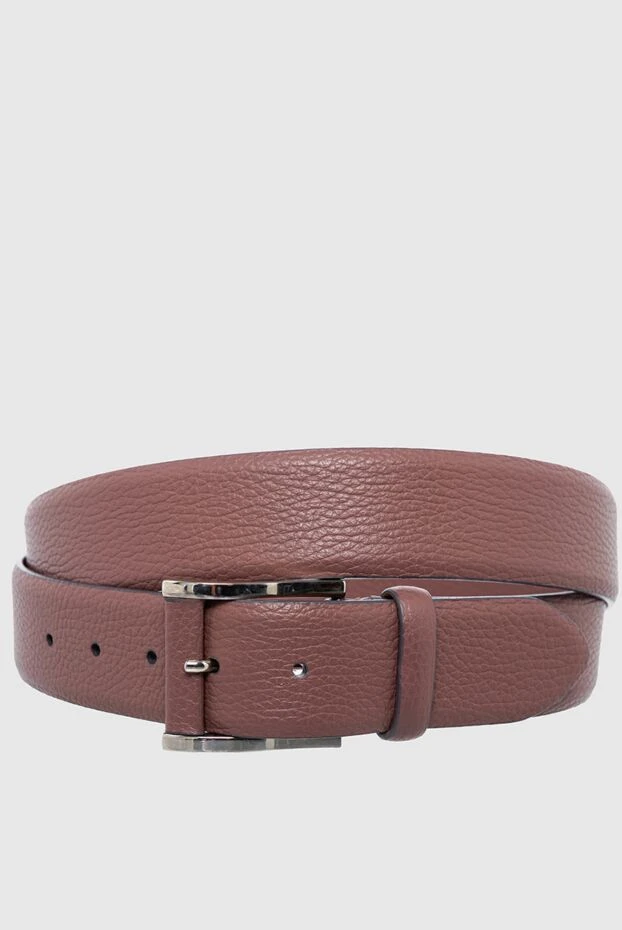 Cesare di Napoli brown leather belt for men 145168 - photo 1