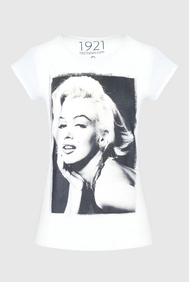 1921 T-Shirt woman white cotton t-shirt for women buy with prices and photos 145226 - photo 1