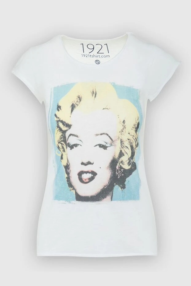 1921 T-Shirt woman white cotton t-shirt for women 145228 - photo 1