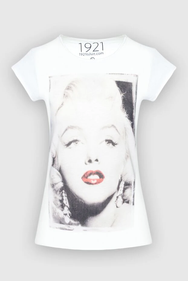 1921 T-Shirt woman white cotton t-shirt for women 145229 - photo 1