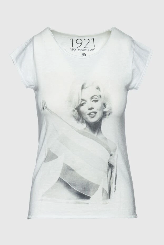 1921 T-Shirt woman white cotton t-shirt for women 145230 - photo 1