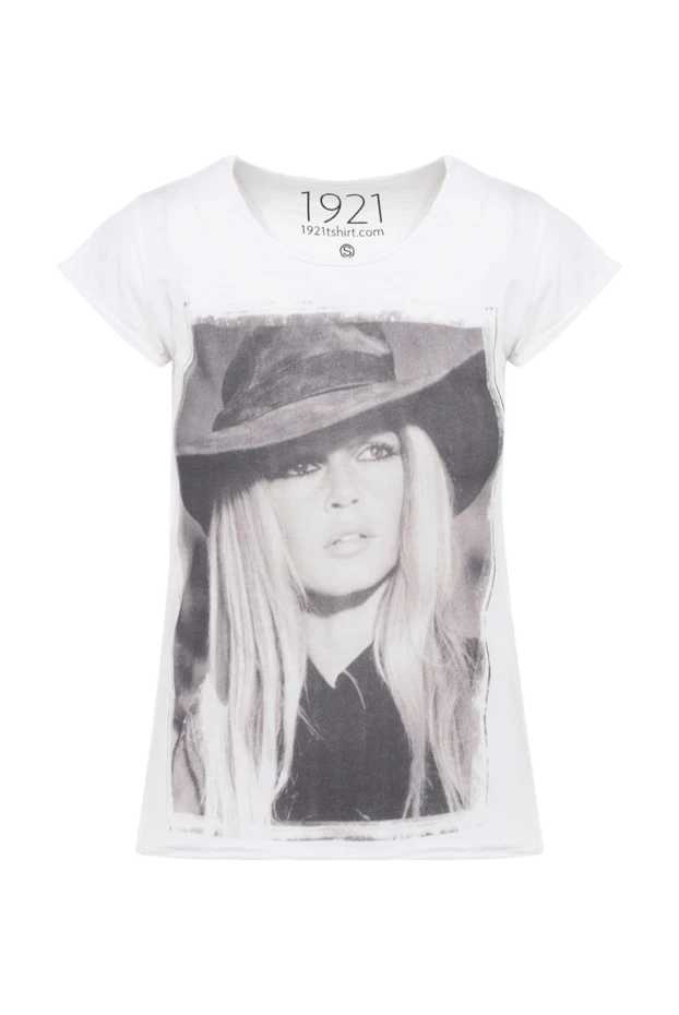 1921 T-Shirt woman white cotton t-shirt for women 145234 - photo 1