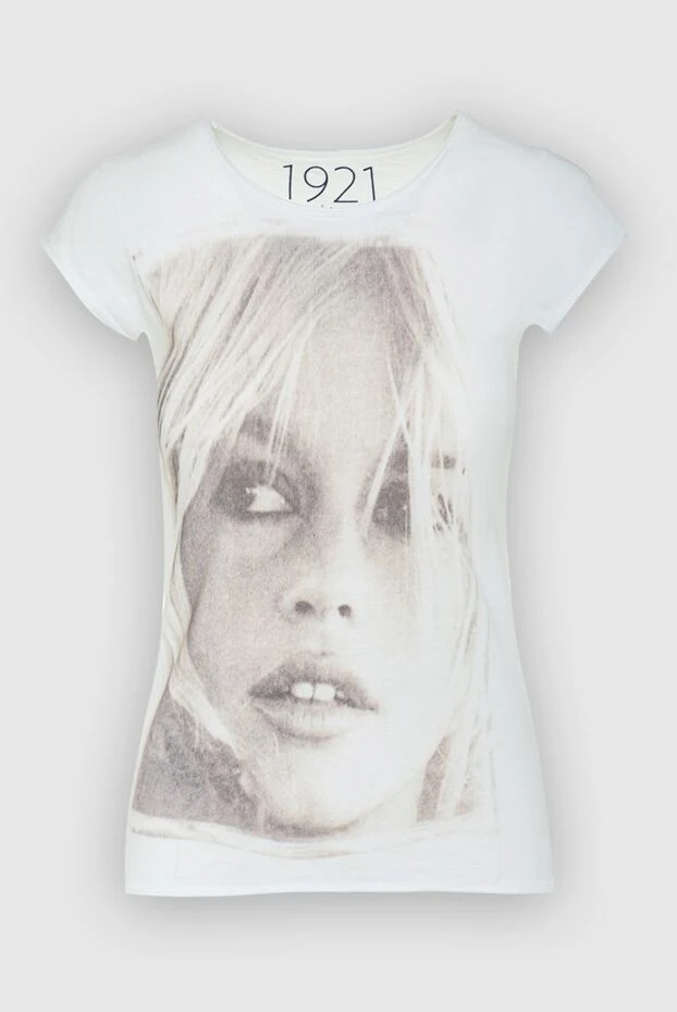 1921 T-Shirt woman white cotton t-shirt for women buy with prices and photos 145237 - photo 1