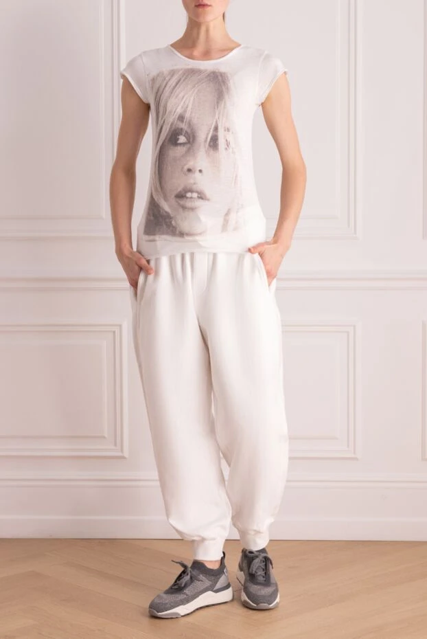 1921 T-Shirt woman white cotton t-shirt for women buy with prices and photos 145237 - photo 2