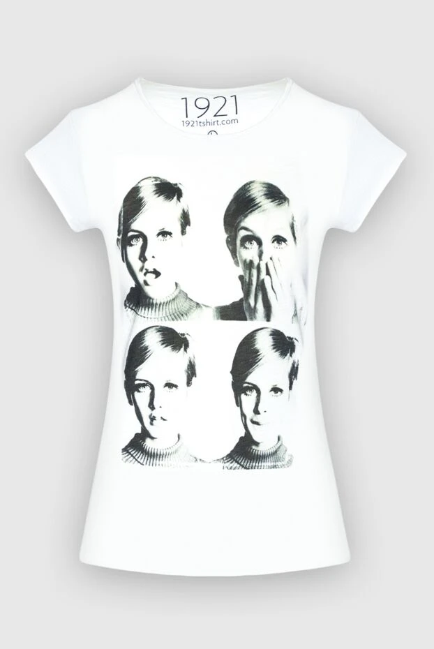 1921 T-Shirt woman white cotton t-shirt for women buy with prices and photos 145242 - photo 1