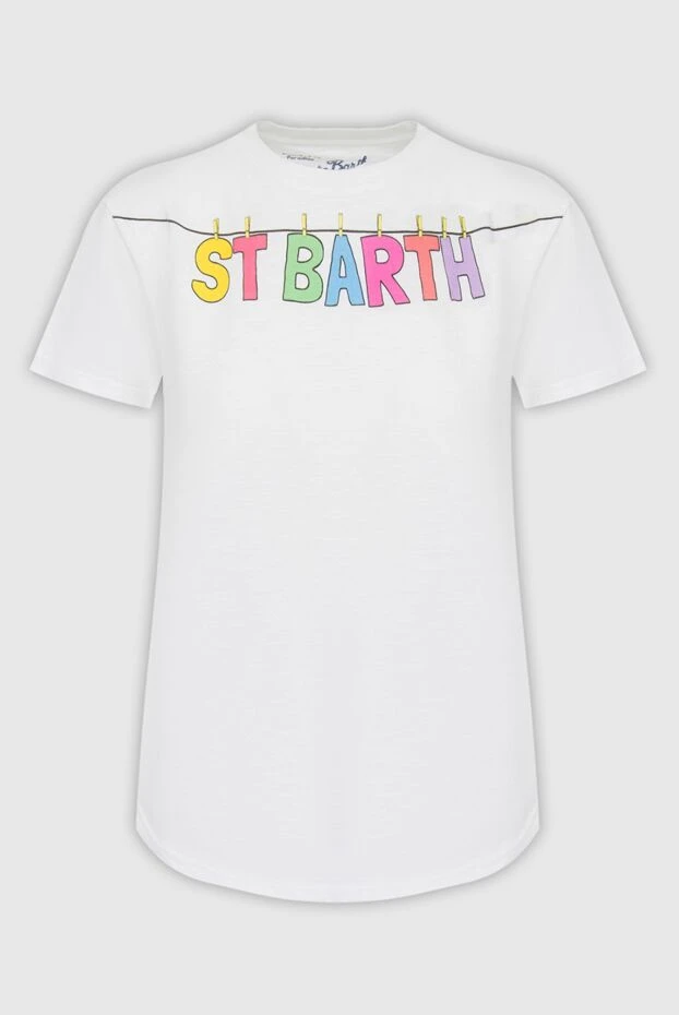 MC2 Saint Barth woman white cotton t-shirt for women buy with prices and photos 145244 - photo 1