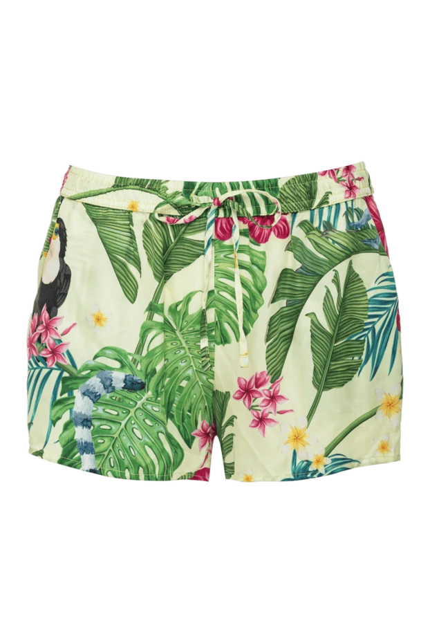 MC2 Saint Barth green viscose shorts for women 145267 - photo 1