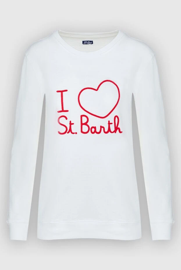 MC2 Saint Barth woman white cotton sweatshirt for women buy with prices and photos 145277 - photo 1