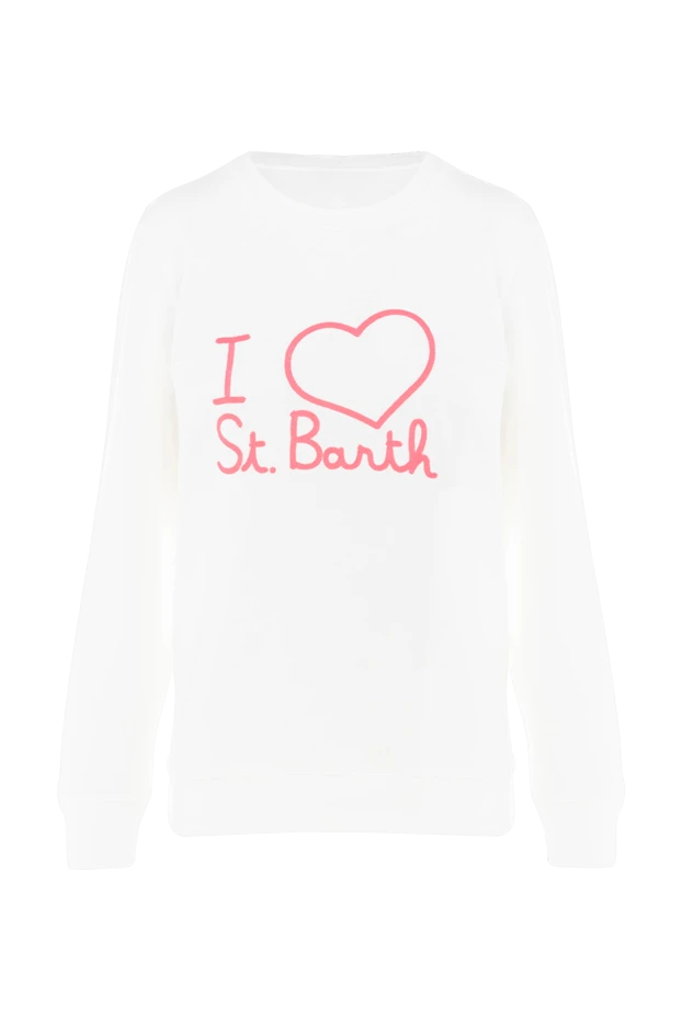 MC2 Saint Barth woman white cotton sweatshirt for women buy with prices and photos 145278 - photo 1