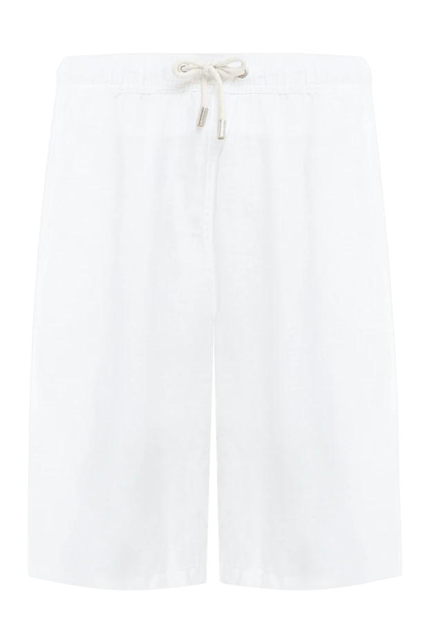 MC2 Saint Barth man white linen beach shorts for men buy with prices and photos 145320 - photo 1