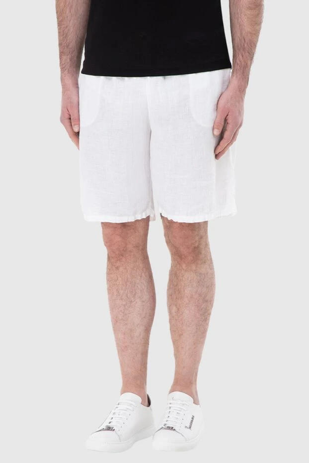 MC2 Saint Barth man men's white swimming trunks made of polyamide and elastane. 179660 - photo 3