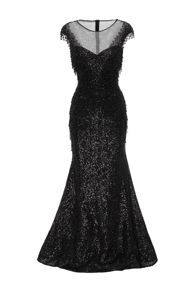 Fleur de Paris женские платье из полиэстера черное женское купить с ценами и фото 145388 - фото 1