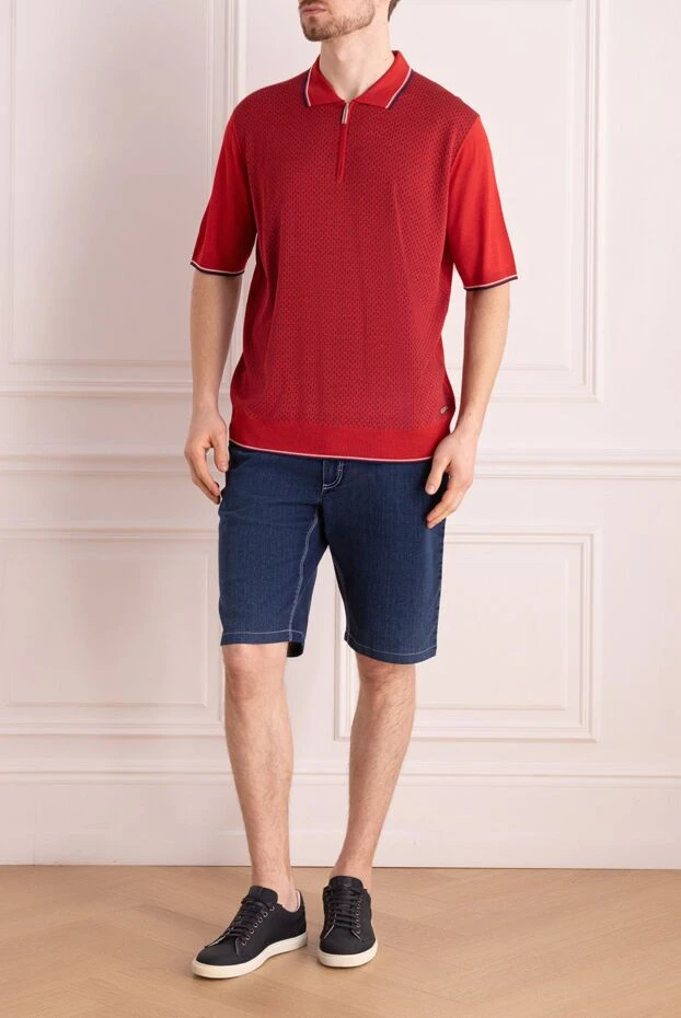 Zilli man blue cotton shorts for men buy with prices and photos 145390 - photo 2
