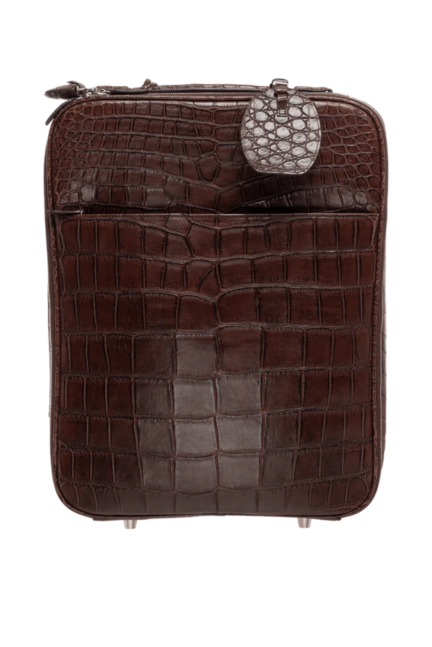 Vaccari man brown alligator suitcase for men buy with prices and photos 145430 - photo 1