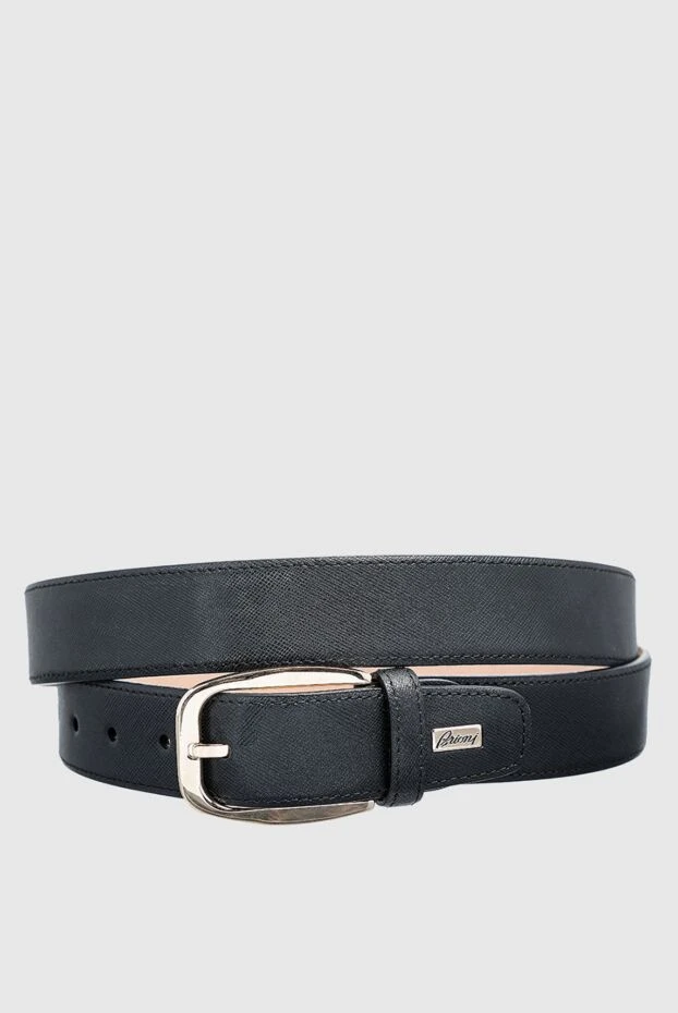 Brioni black leather belt for men 145435 - photo 1