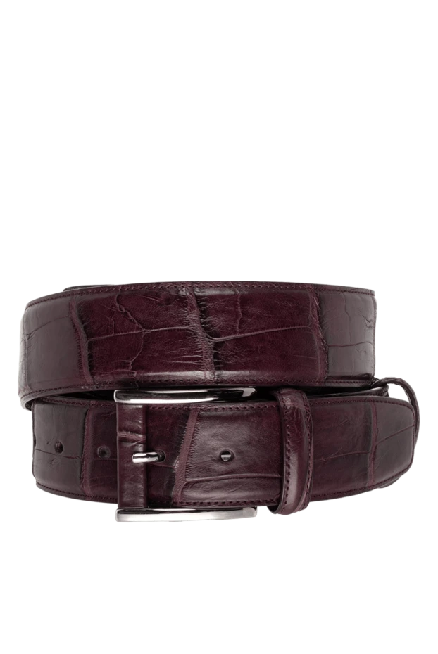 Tardini man purple crocodile leather belt for men buy with prices and photos 145464 - photo 1