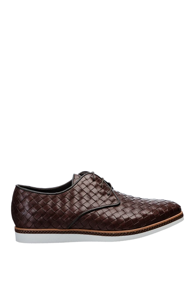 Cesare di Napoli man brown leather men's shoes 145483 - photo 1