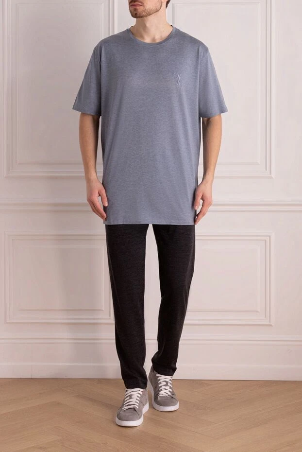 Billionaire cool grey cotton t-shirt with brand logo 195697 - photo 2