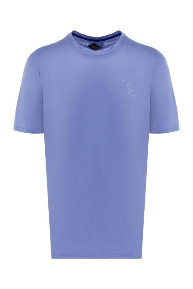 Billionaire men's lavender t-shirt with embossed logo 195685 - photo 1