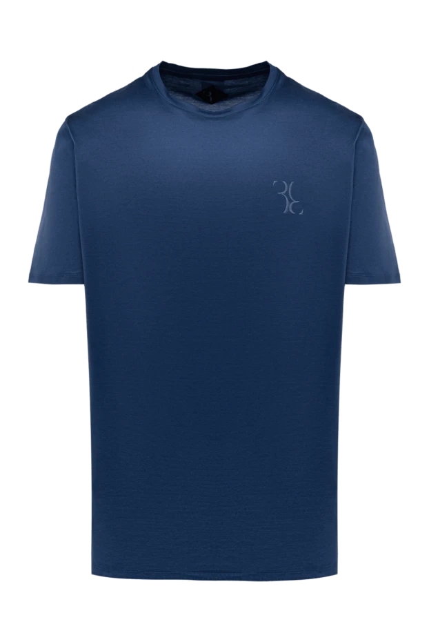 Billionaire мужские футболка из хлопка синяя мужская купить с ценами и фото 145500 - фото 1