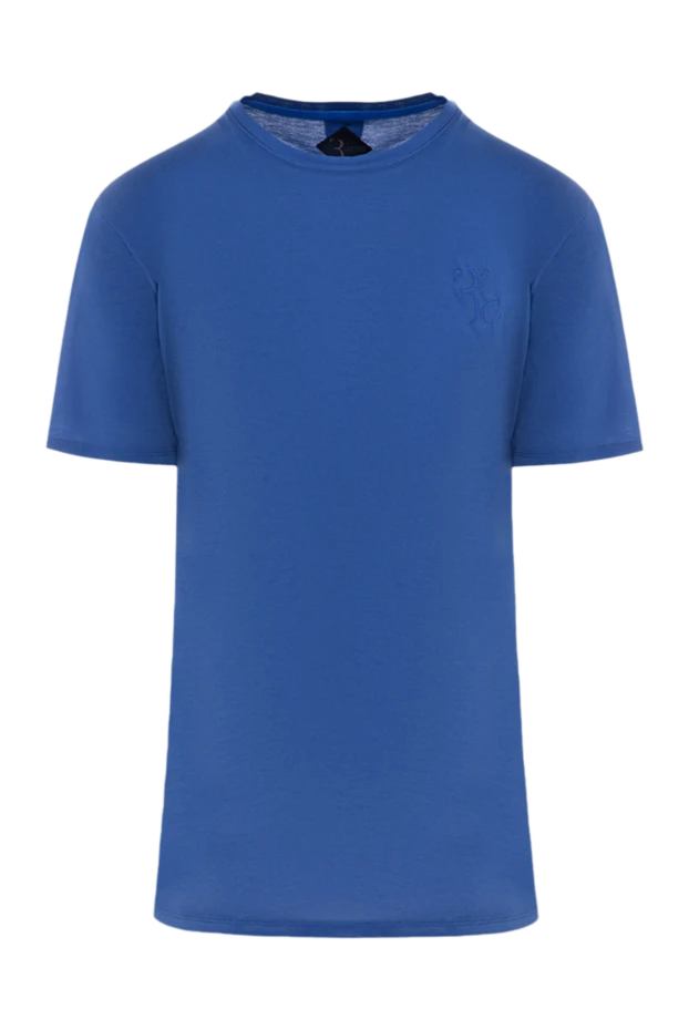 Billionaire loose-fitting t-shirt made of thick ultramarine cotton 195686 - photo 1