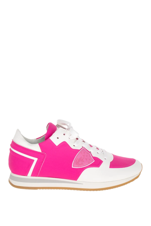 Philippe Model woman pink leather sneakers for women buy with prices and photos 145525 - photo 1