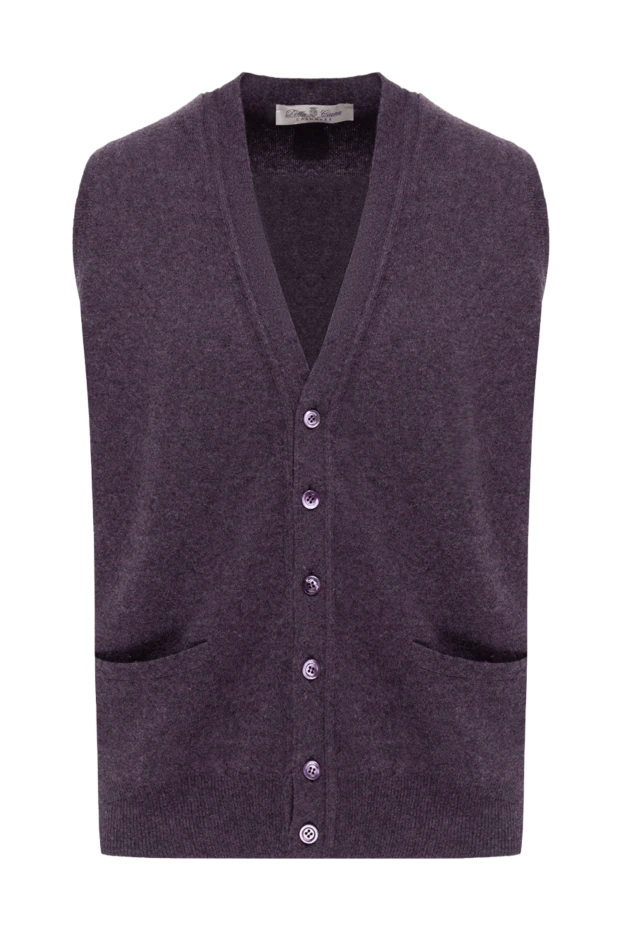 Della Ciana man men's cashmere vest purple buy with prices and photos 146366 - photo 1