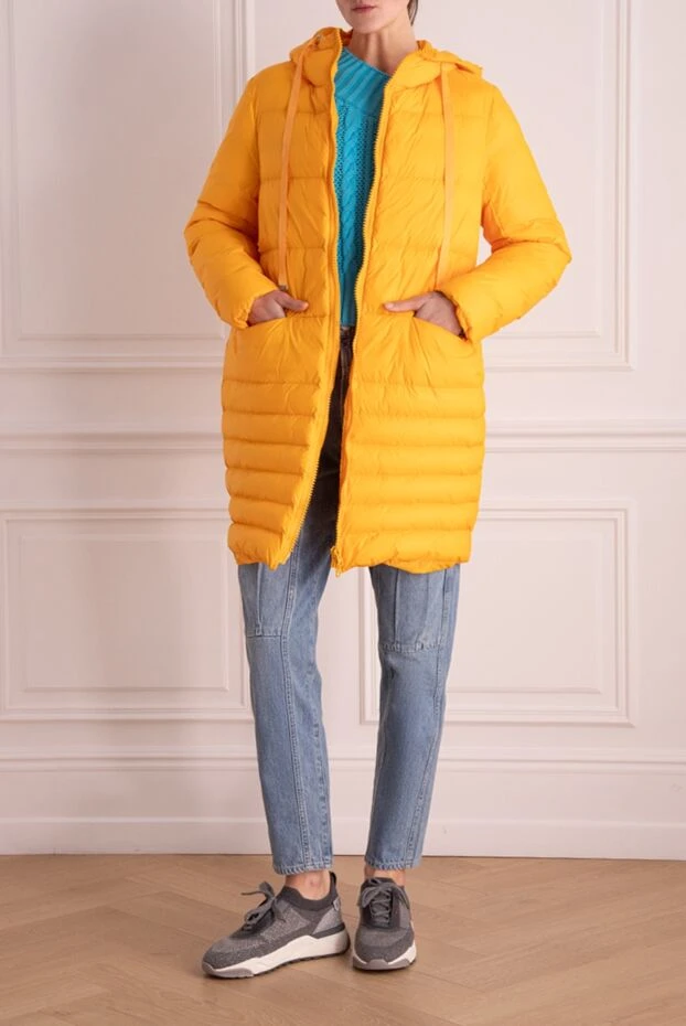 Gallotti woman women's yellow polyester down jacket buy with prices and photos 146449 - photo 2