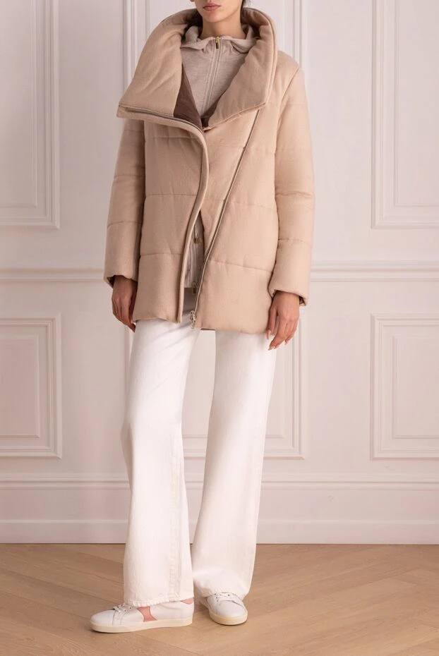 Gallotti woman beige down jacket for women buy with prices and photos 146452 - photo 2