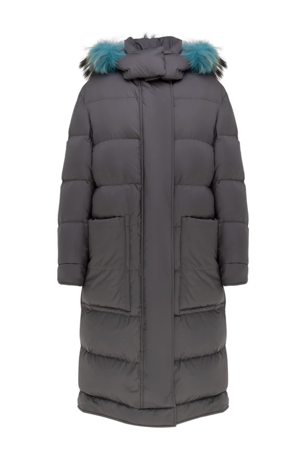 Gallotti woman women's gray polyester down jacket 146455 - photo 1