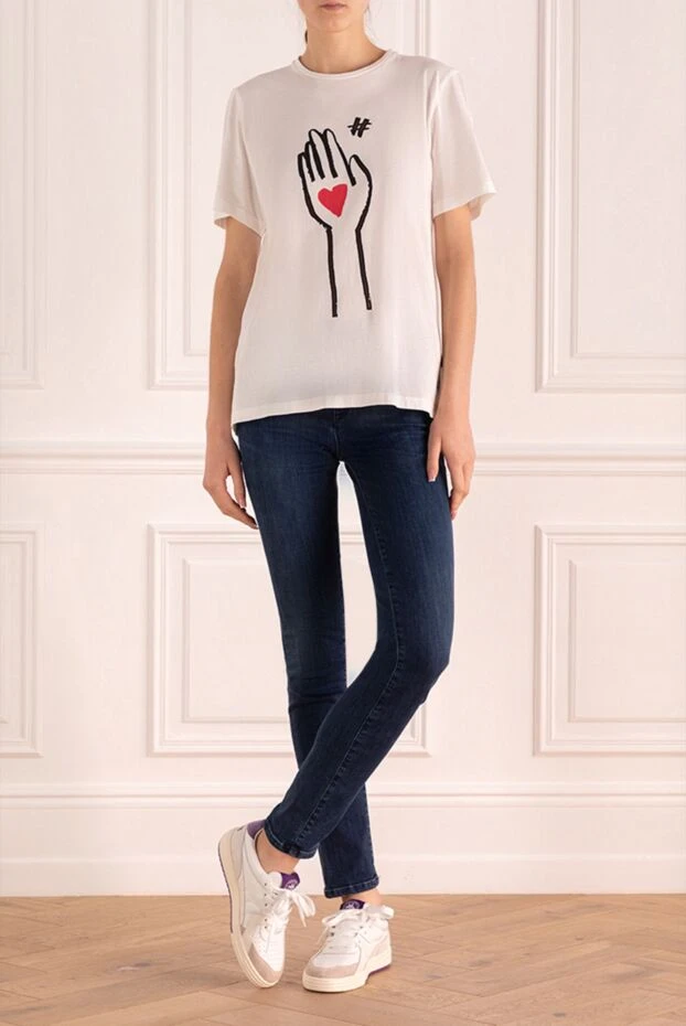 Castelbajac woman white cotton t-shirt for women buy with prices and photos 146478 - photo 2