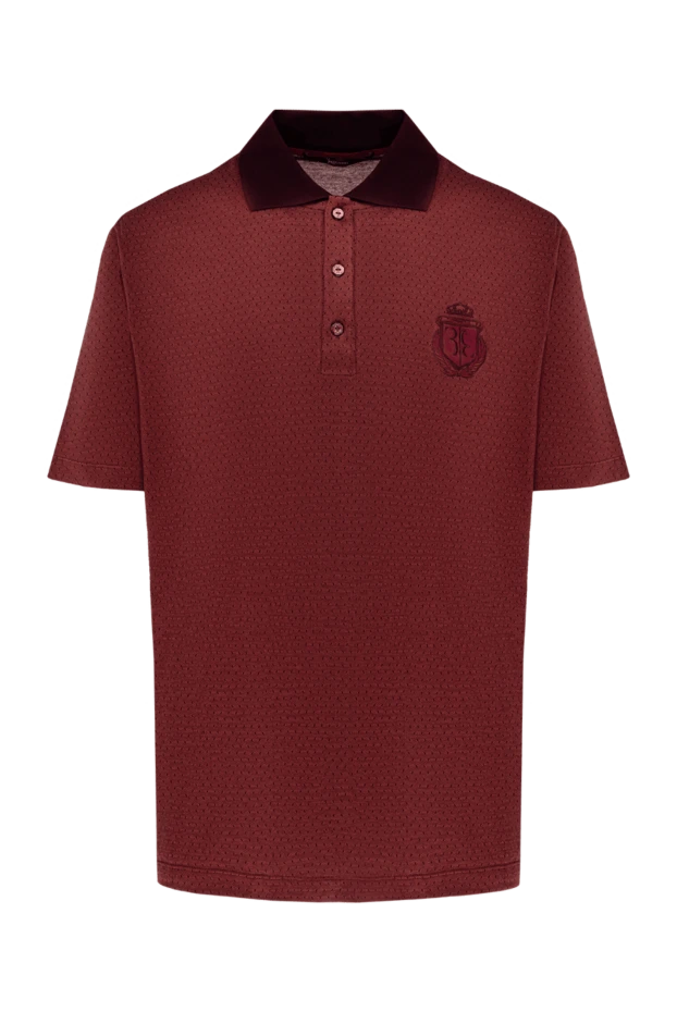 Billionaire man cotton long sleeve polo red for men 146483 - photo 1