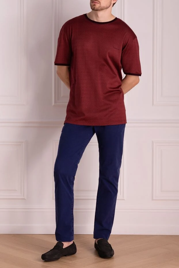 Billionaire man cotton t-shirt burgundy for men buy with prices and photos 146516 - photo 2