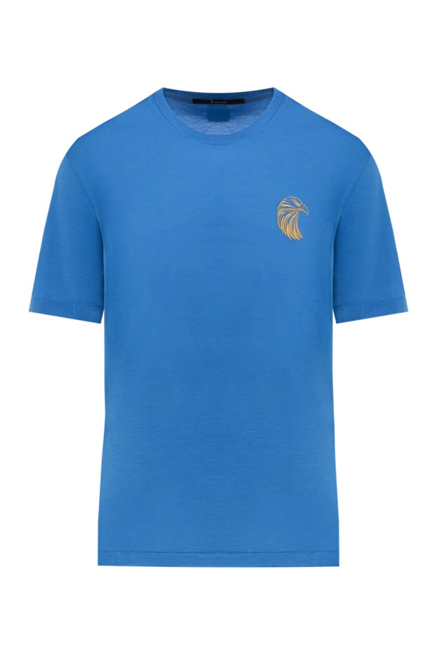 Billionaire мужские футболка из хлопка синяя мужская купить с ценами и фото 146521 - фото 1