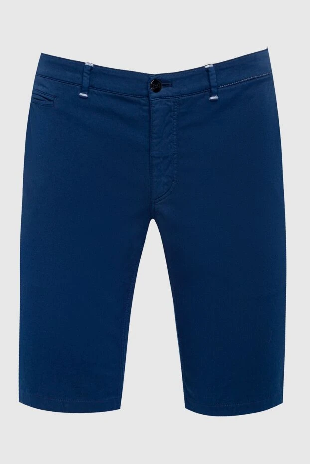 Zilli мужские шорты из хлопка и шелка синие мужские купить с ценами и фото 146534 - фото 1