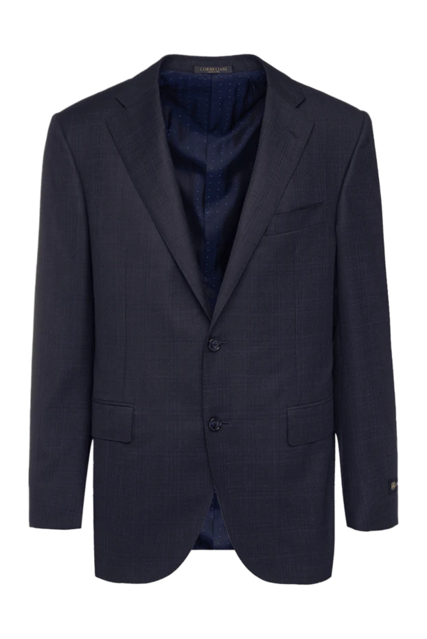 Corneliani blue wool jacket for men 146659 - photo 1