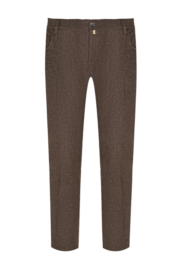 Corneliani man brown wool trousers for men 146660 - photo 1