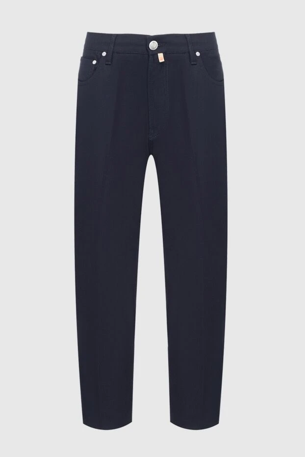 Corneliani man black wool trousers for men buy with prices and photos 146664 - photo 1