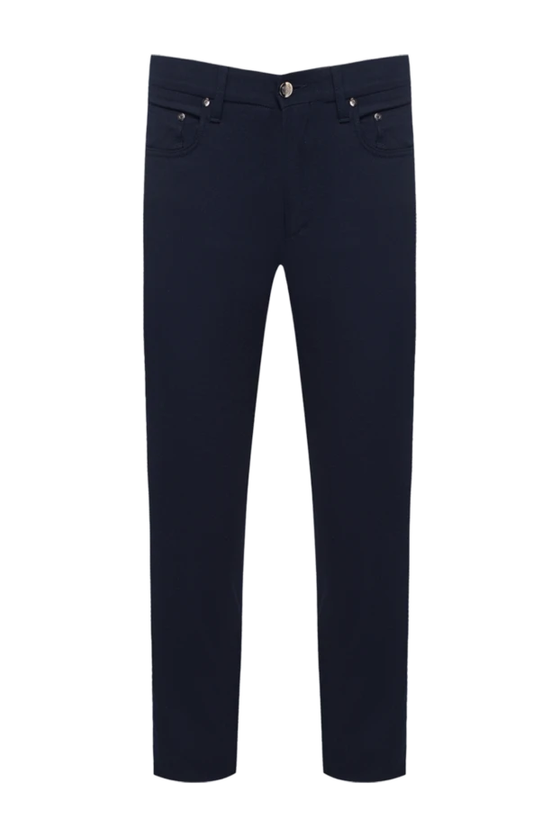 Corneliani black cotton pants for men 146666 - photo 1