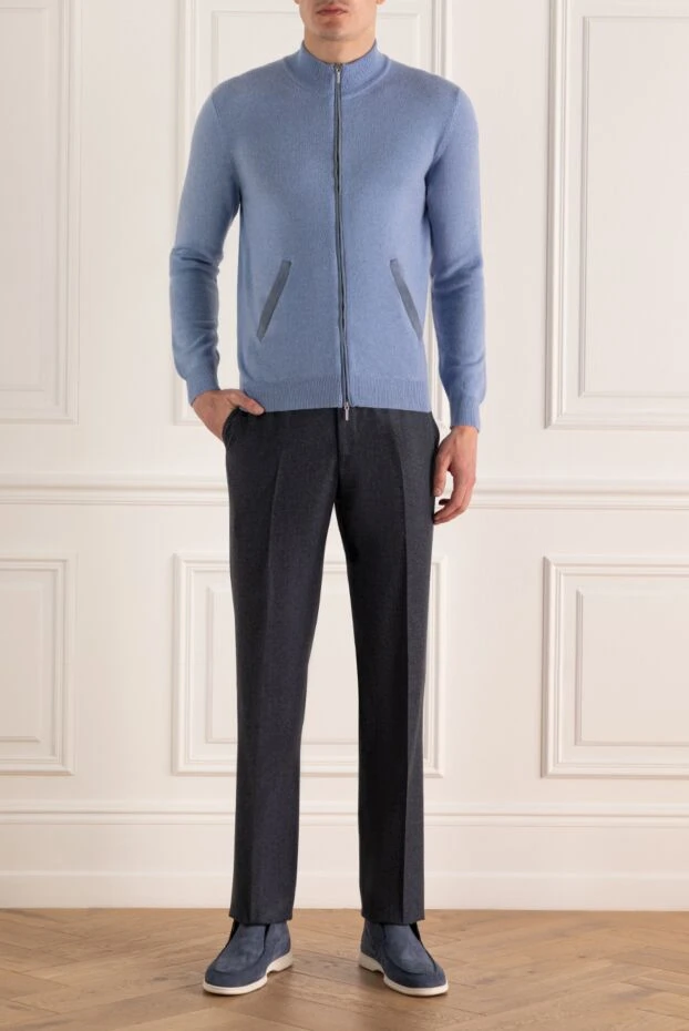 Corneliani man gray wool trousers for men buy with prices and photos 146673 - photo 2