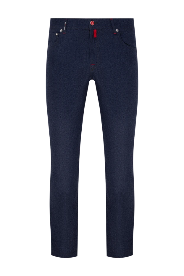 Kiton мужские джинсы из шерсти синие мужские купить с ценами и фото 146679 - фото 1