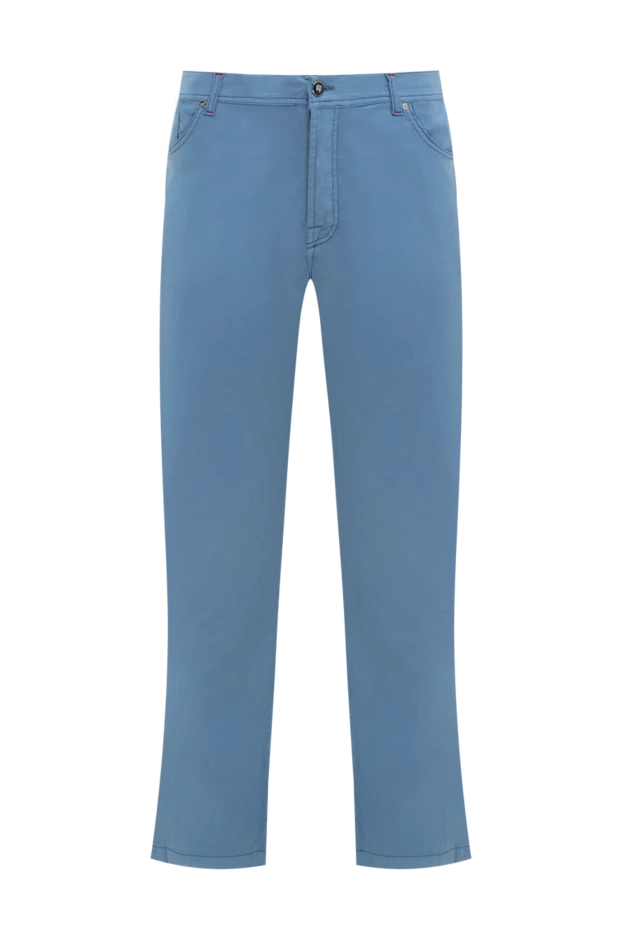 Cesare di Napoli мужские брюки голубые мужские купить с ценами и фото 146687 - фото 1
