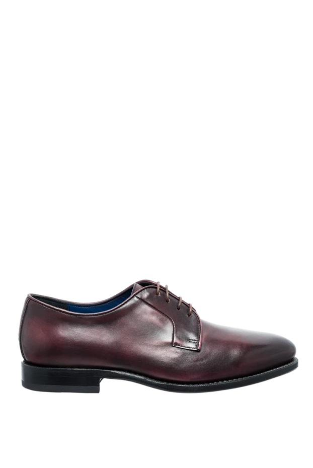 Cesare di Napoli man shoes for men made of leather burgundy buy with prices and photos 146723 - photo 1