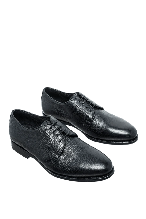 Cesare di Napoli man men's black leather shoes 146726 - photo 3