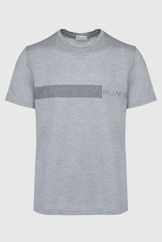 Bilancioni man gray cotton t-shirt for men buy with prices and photos 146755 - photo 1