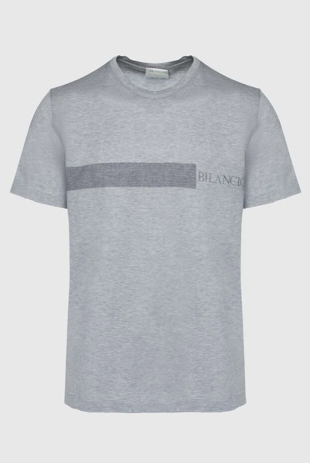 Bilancioni man gray cotton t-shirt for men buy with prices and photos 146757 - photo 1