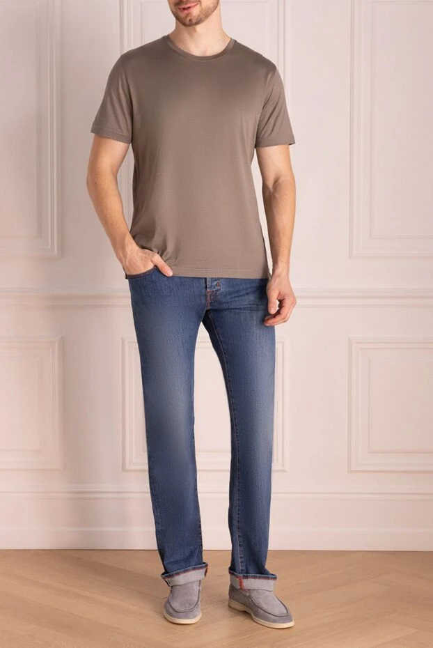 Bilancioni basic t-shirt in soft jersey in cocoa color 196330 - photo 2